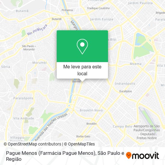 Pague Menos (Farmácia Pague Menos) mapa