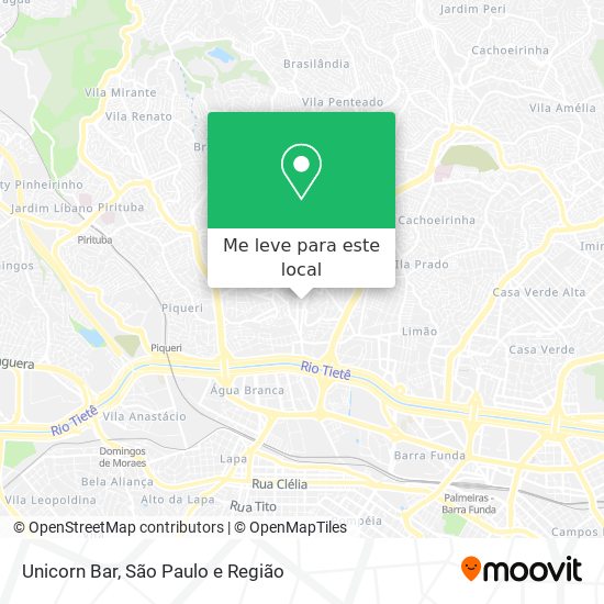 Unicorn Bar mapa