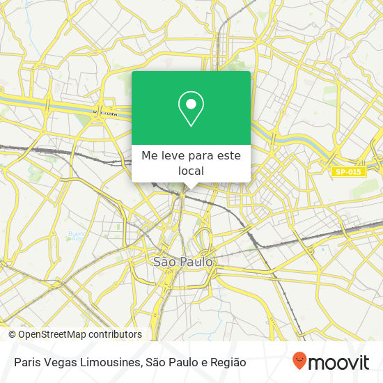 Paris Vegas Limousines mapa