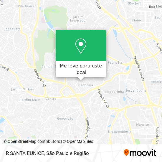 R SANTA EUNICE mapa