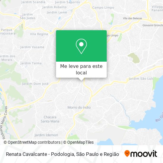 Renata Cavalcante - Podologia mapa