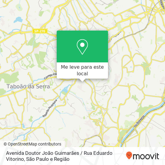 Avenida Doutor João Guimarães / Rua Eduardo Vitorino mapa