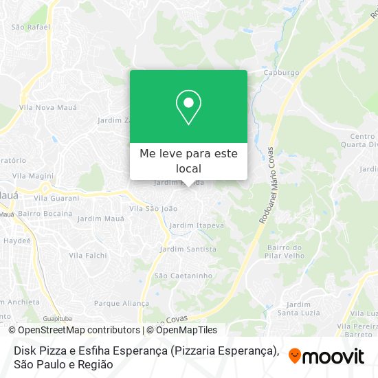 Disk Pizza e Esfiha Esperança (Pizzaria Esperança) mapa