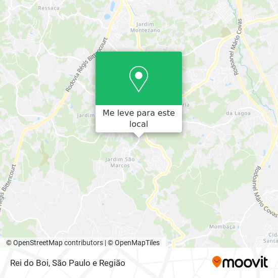 Rei do Boi mapa