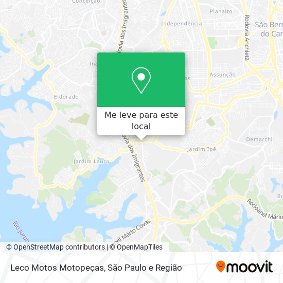 Leco Motos Motopeças mapa