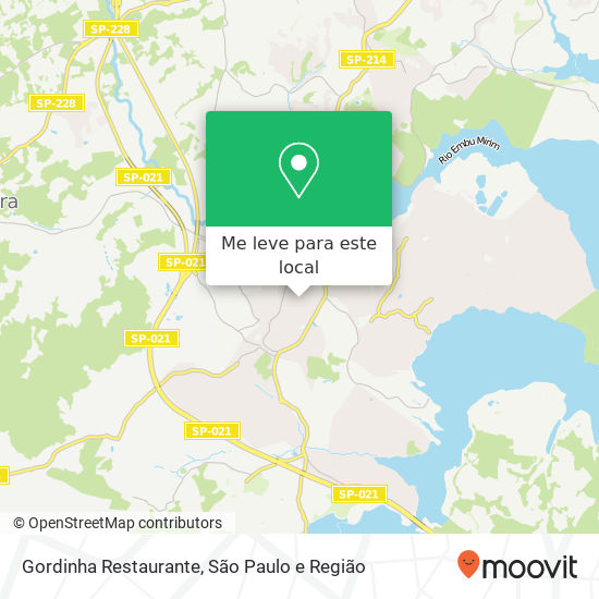 Gordinha Restaurante mapa