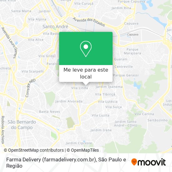 Farma Delivery (farmadelivery.com.br) mapa