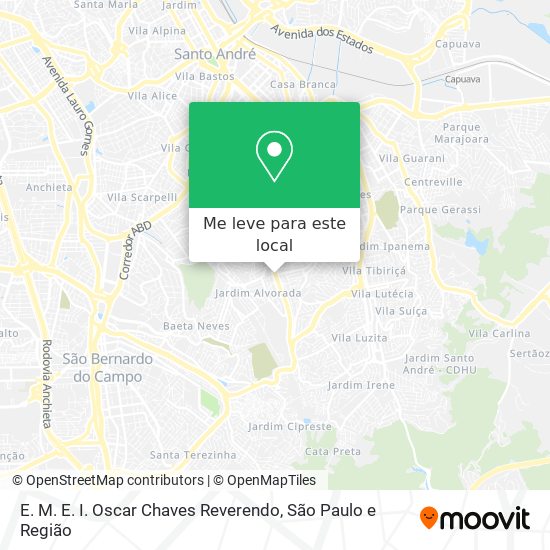 E. M. E. I. Oscar Chaves Reverendo mapa