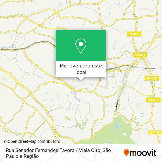 Rua Senador Fernandes Távora / Viela Oito mapa