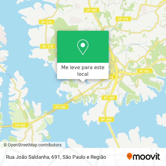 Rua João Saldanha, 691 mapa