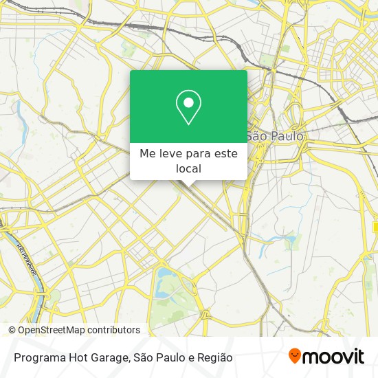 Programa Hot Garage mapa