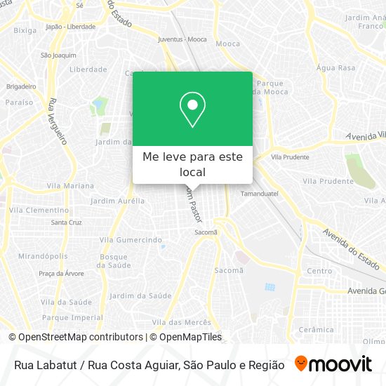 Rua Labatut / Rua Costa Aguiar mapa