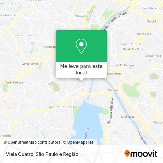 Viela Quatro mapa