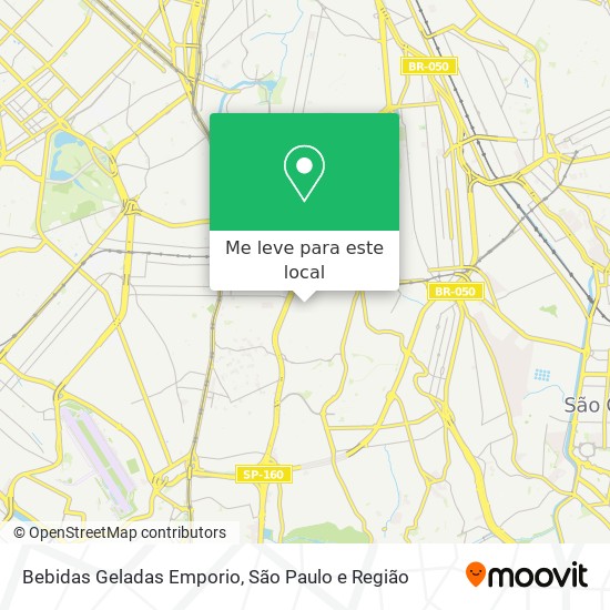 Bebidas Geladas Emporio mapa