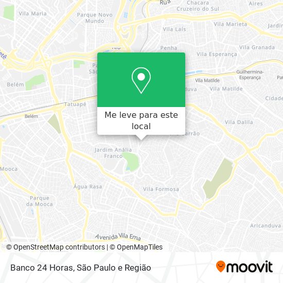 Banco 24 Horas mapa