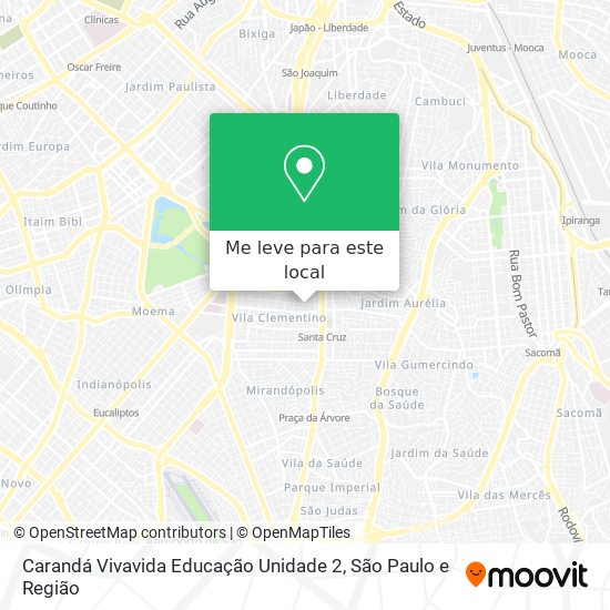 Carandá Vivavida Educação Unidade 2 mapa