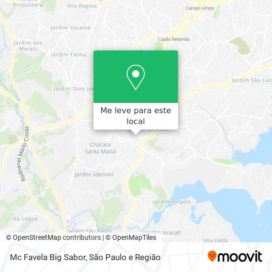 Mc Favela Big Sabor mapa