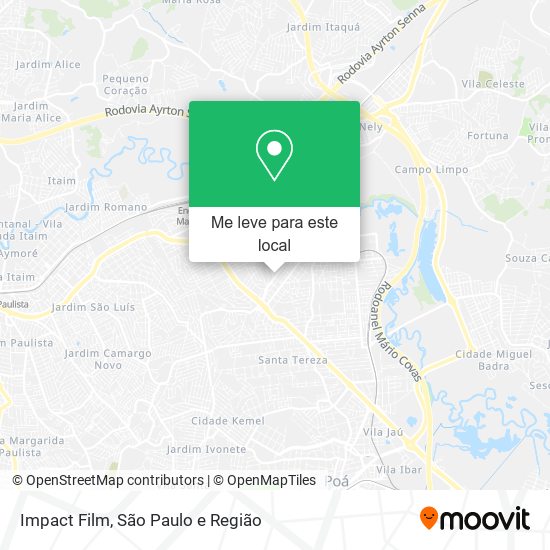 Impact Film mapa