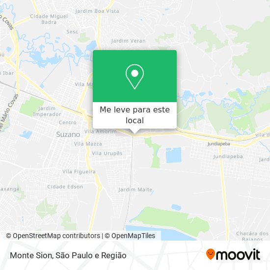 Monte Sion mapa