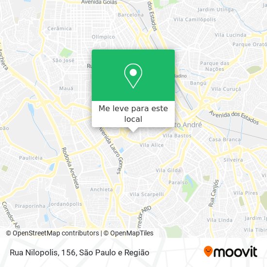 Rua Nilopolis, 156 mapa