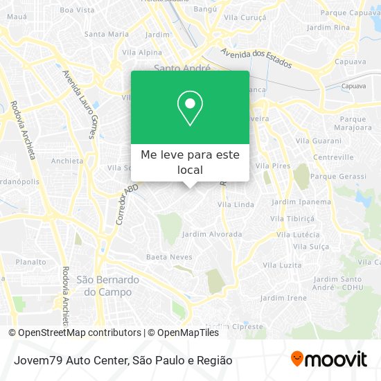 Jovem79 Auto Center mapa