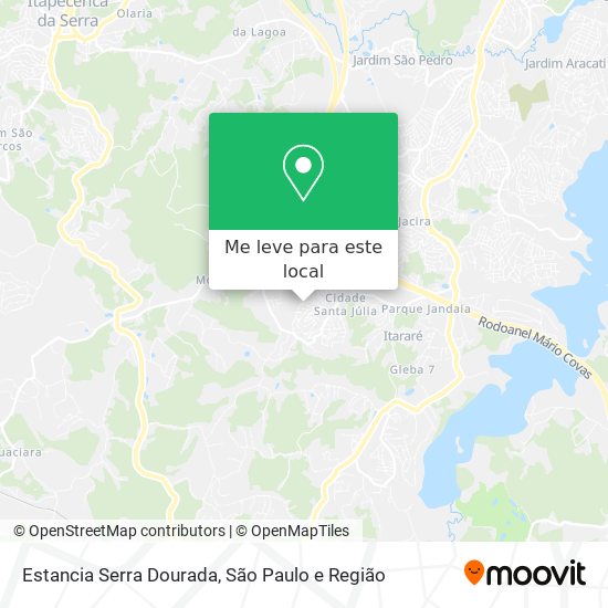 Estancia Serra Dourada mapa