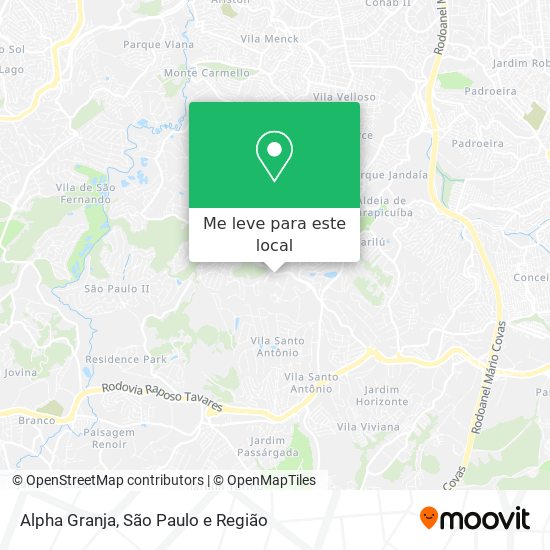 Alpha Granja mapa