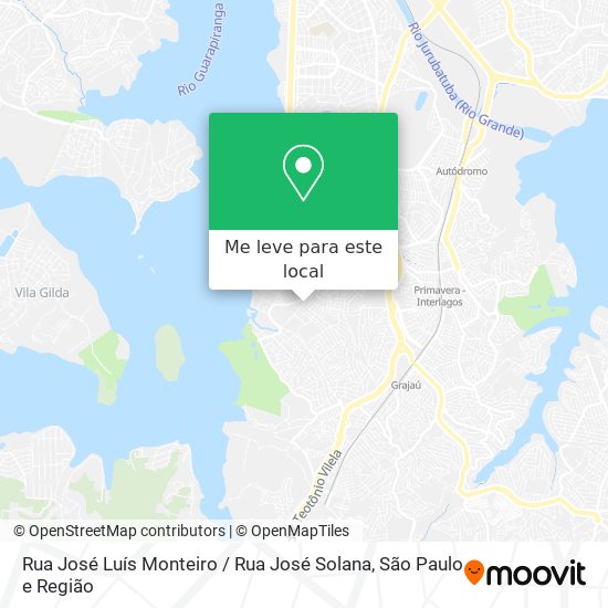 Rua José Luís Monteiro / Rua José Solana mapa