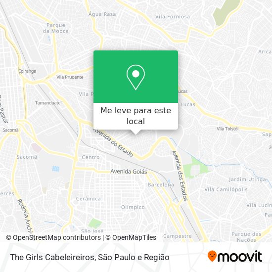The Girls Cabeleireiros mapa