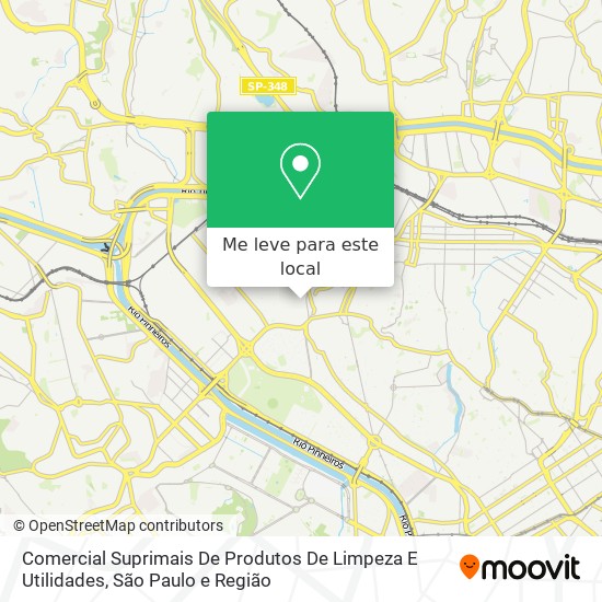 Comercial Suprimais De Produtos De Limpeza E Utilidades mapa