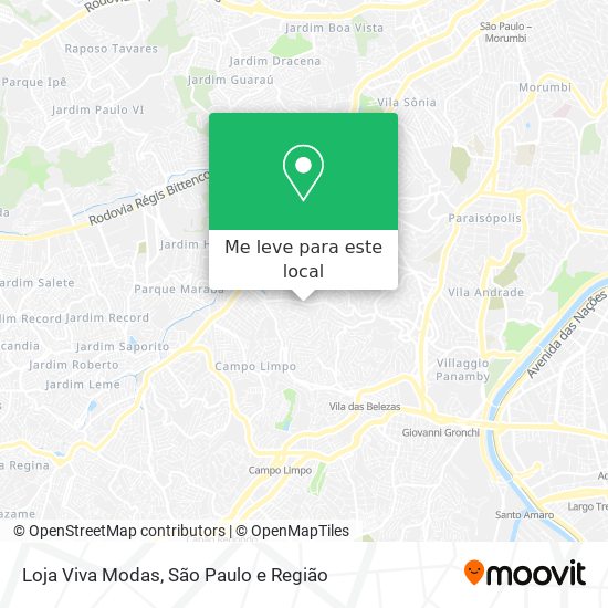 Loja Viva Modas mapa