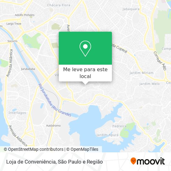 Loja de Conveniência mapa