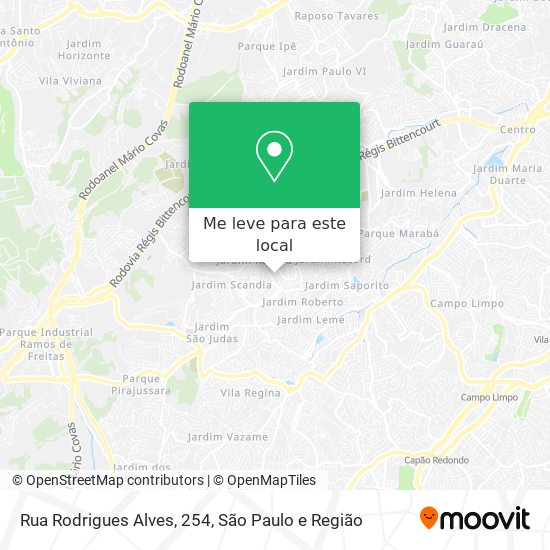 Rua Rodrigues Alves, 254 mapa