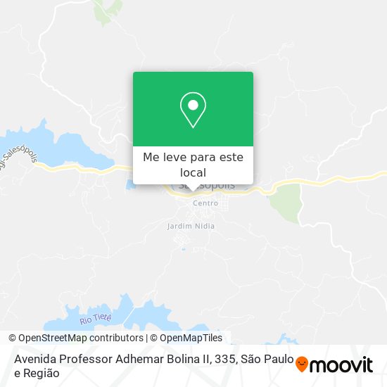 Avenida Professor Adhemar Bolina II, 335 mapa
