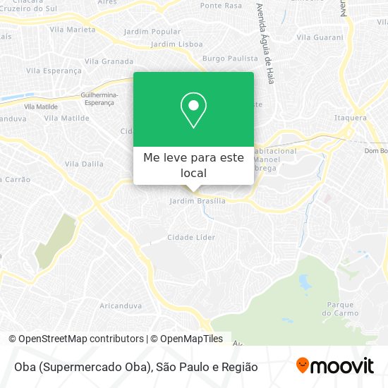 Oba (Supermercado Oba) mapa