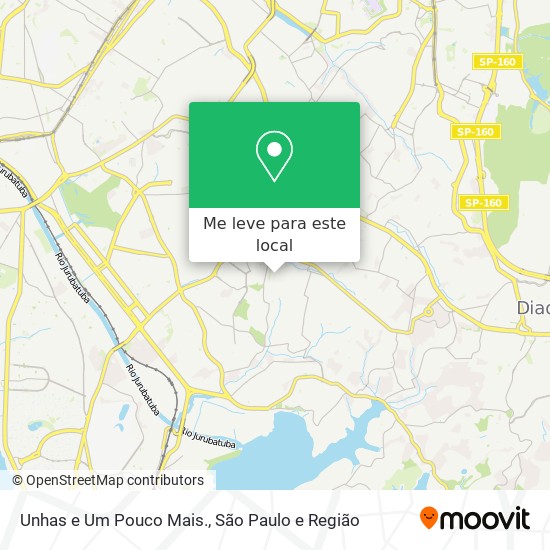 Unhas e Um Pouco Mais. mapa