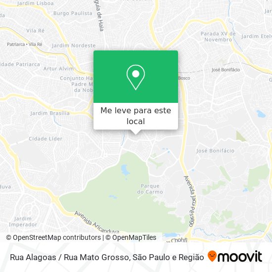 Rua Alagoas / Rua Mato Grosso mapa