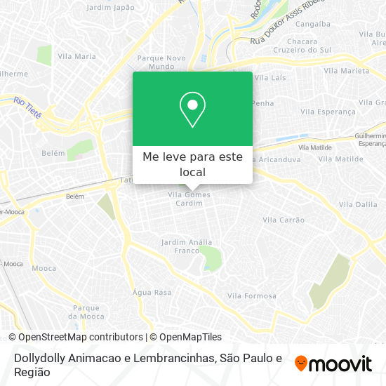 Dollydolly Animacao e Lembrancinhas mapa