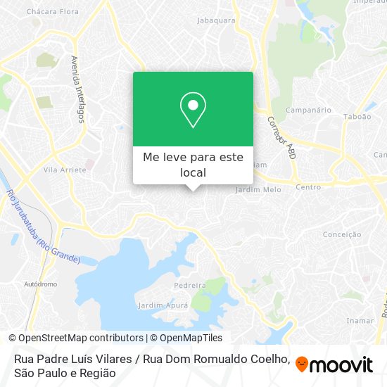 Rua Padre Luís Vilares / Rua Dom Romualdo Coelho mapa