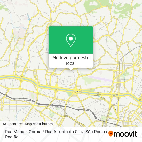 Rua Manuel Garcia / Rua Alfredo da Cruz mapa