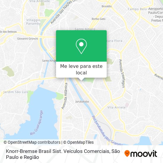 Knorr-Bremse Brasil Sist. Veículos Comerciais mapa