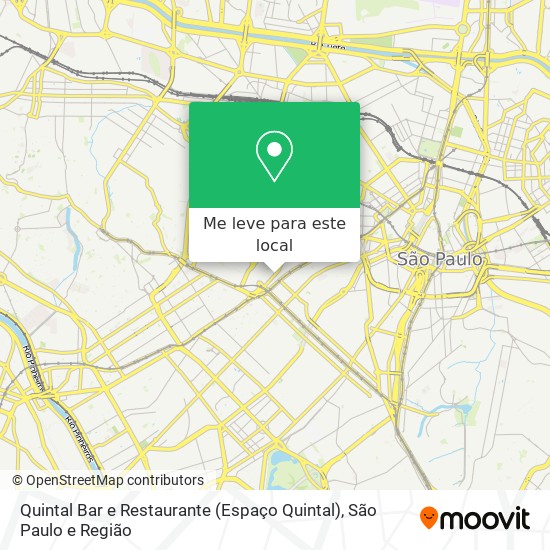 Quintal Bar e Restaurante (Espaço Quintal) mapa