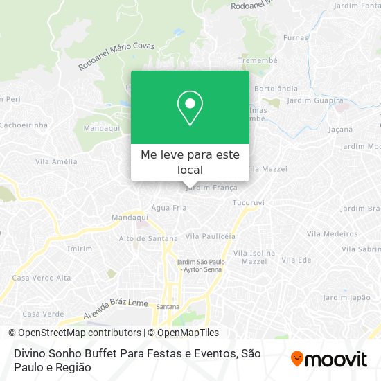 Divino Sonho Buffet Para Festas e Eventos mapa