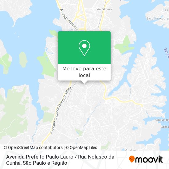 Avenida Prefeito Paulo Lauro / Rua Nolasco da Cunha mapa