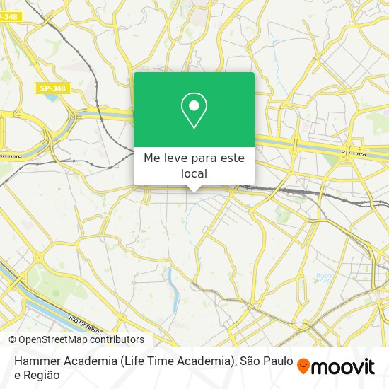 Hammer Academia (Life Time Academia) mapa