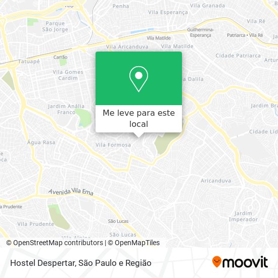 Hostel Despertar mapa