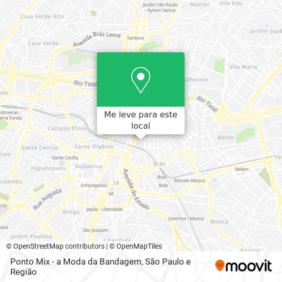 Ponto Mix - a Moda da Bandagem mapa