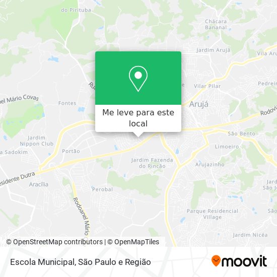 Escola Municipal mapa