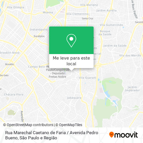 Rua Marechal Caetano de Faria / Avenida Pedro Bueno mapa