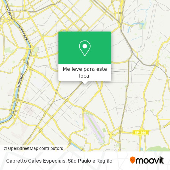 Capretto Cafes Especiais mapa